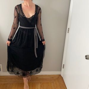 Free people lace witchy dress